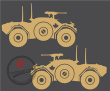 'Ferret Scout Car (PAIR)' Premium Vinyl Decal / Sticker