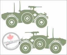 'Ferret Scout Car (PAIR)' Premium Vinyl Decal / Sticker