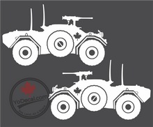 'Ferret Scout Car (PAIR)' Premium Vinyl Decal / Sticker