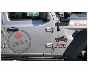 'Ferret Scout Car (PAIR)' Premium Vinyl Decal / Sticker