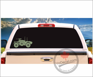 'Ferret Scout Car (PAIR)' Premium Vinyl Decal / Sticker