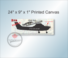 First Solo Chilliwack CYCW CUSTOM Canvas Print