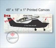 First Solo Chilliwack CYCW CUSTOM Canvas Print