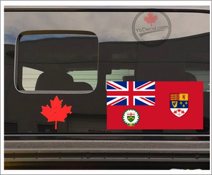 'Canadian Red Ensign Flag of the Governor General 1959-1965' Premium Vinyl Decal Sticker