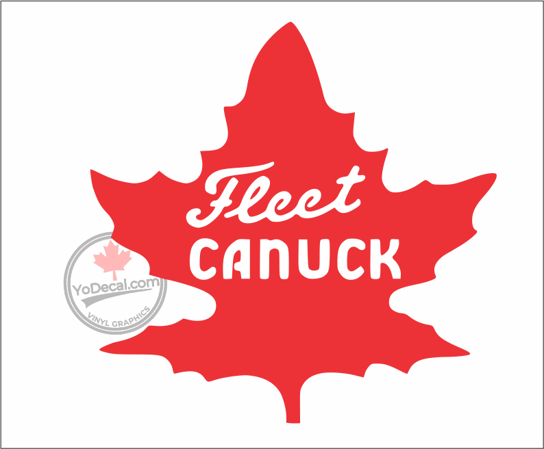 'Fleet Canuck Logo' Premium Vinyl Decal