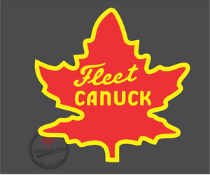 'Fleet Canuck Logo Outlined' Premium Vinyl Decal