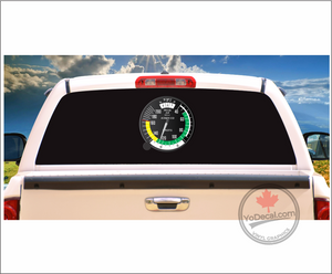 'Airspeed Indicator Flight Instrument' Premium Vinyl Decal