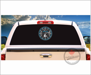 'Altimeter Flight Instrument' Premium Vinyl Decal Sticker