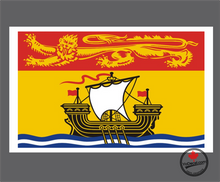 'New Brunswick Flag' Premium Vinyl Decal