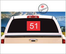 'Governor General's Foot Guard (GGFG) Unit/Div Sign 51' Premium Vinyl Decal / Sticker
