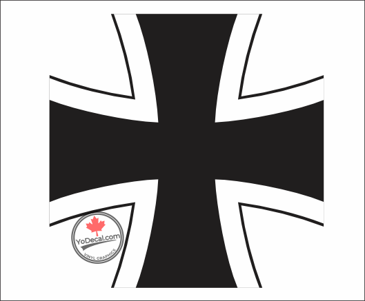 German Luftwaffe Modern Roundel Premium Vinyl Decal Sticker