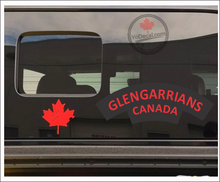 'Glengarrians Canada' WWII Shoulder Flash' Premium Vinyl Decal / Sticker
