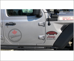 'Glengarrians Canada' WWII Shoulder Flash' Premium Vinyl Decal / Sticker