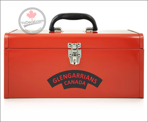 'Glengarrians Canada' WWII Shoulder Flash' Premium Vinyl Decal / Sticker