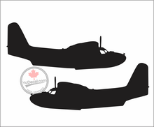 'Grumman Mallard Side Silhouette' Premium Vinyl Decal / Sticker