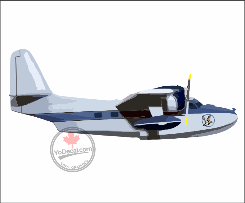 'Grumman Mallard' Premium Vinyl Decal / Sticker