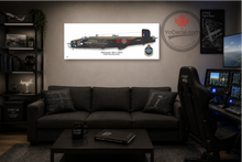 Custom RCAF Handley Page Halifax Bomber Print