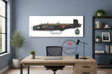 Custom RCAF Handley Page Halifax Bomber Print