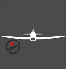 'Hawker Typhoon WWII Frontal' Premium Vinyl Decal Sticker