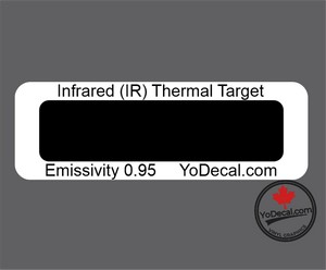 Infrared (IR) Thermal Imaging 0.95 Emissivity Targets Rectangle