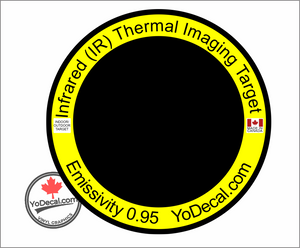 Infrared (IR) Thermal Imaging 0.95 Emissivity Targets