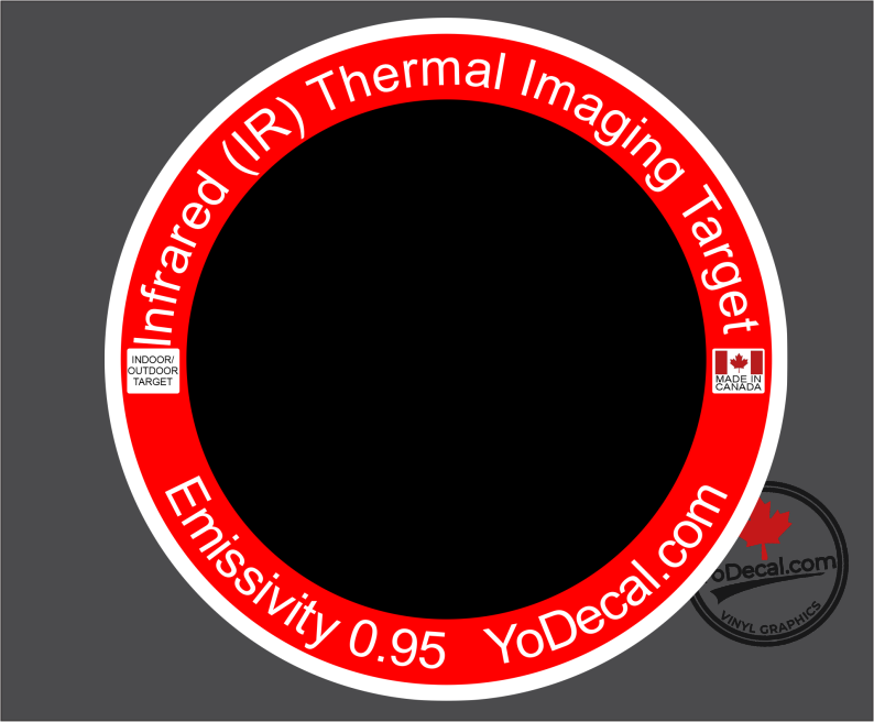 Infrared (IR) Thermal Imaging 0.95 Emissivity Targets – YoDecal.com