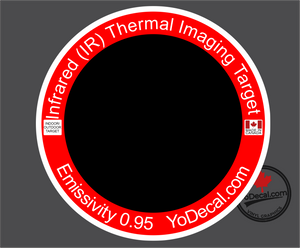 Infrared (IR) Thermal Imaging 0.95 Emissivity Targets