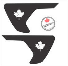 'Distressed Maple Leaf- Jeep JL/JT Fenders (Pair)' Vinyl Decal