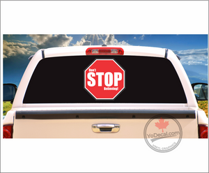 'Don't Stop Believing' Premium Vinyl Decal / Sticker