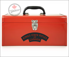 'King's Own Rifles of Canada' WWII Shoulder Flash' Premium Vinyl Decal / Sticker