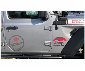 'Lanark & Renfrew Scottish Regiment WWII Shoulder Flash' Premium Vinyl Decal / Sticker