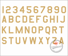 Letters Numbers Air Force Font RC Aircraft Decal Set