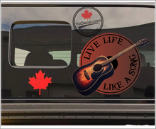 'Live Life Like a Song' Full Colour Premium Vinyl Decal