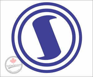 'Luscombe Aircraft Corp Logo Double Ring' Premium Vinyl Decal