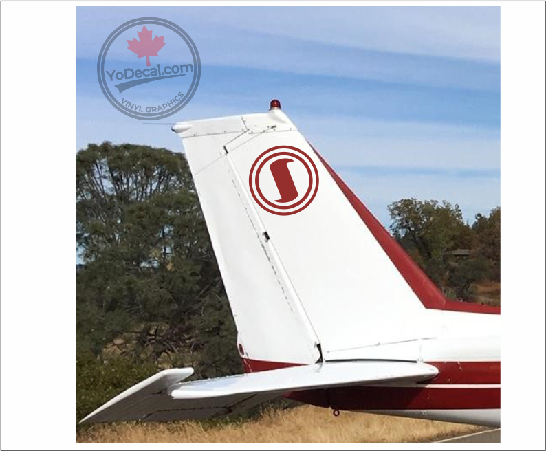 'Luscombe Aircraft Corp Logo Double Ring' Vinyl Decal – YoDecal.com