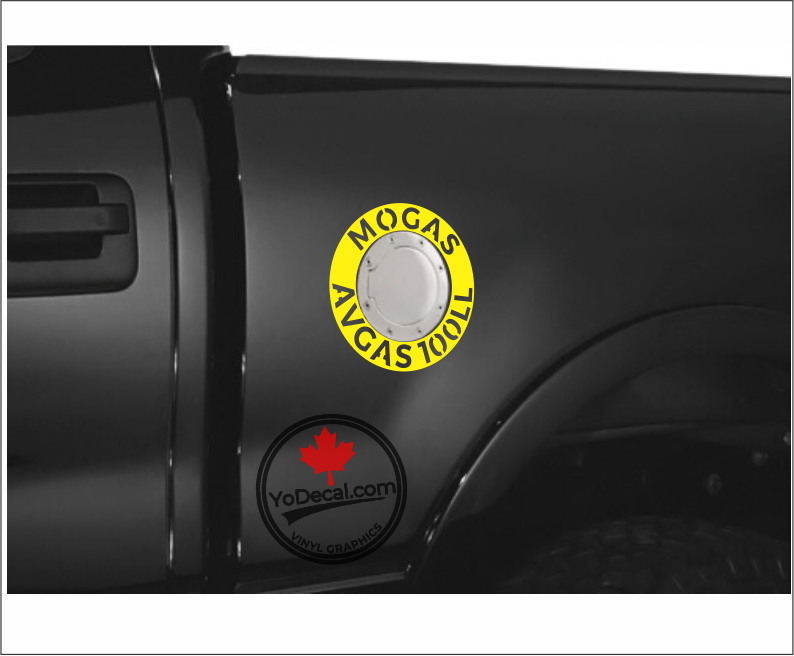 100ll Sticker '100 Octane Low Lead Only Ring' Vinyl Decal – YoDecal.com