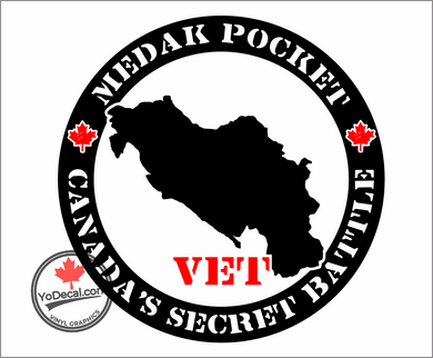 'Medak Pocket Canada's Secret Battle' Premium Vinyl Decal / Sticker