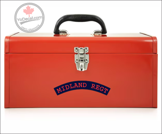 'Midland Regiment WWII Shoulder Flash' Premium Vinyl Decal / Sticker ...