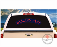 'Midland Regiment WWII Shoulder Flash' Premium Vinyl Decal / Sticker
