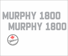 Murphy Aircraft 'Murphy 1800' Floats Logo Premium Vinyl Decal Sticker