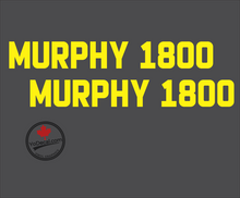 Murphy Aircraft 'Murphy 1800' Floats Logo Premium Vinyl Decal Sticker