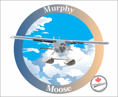 'Murphy Moose Full Colour' Premium Vinyl Decal