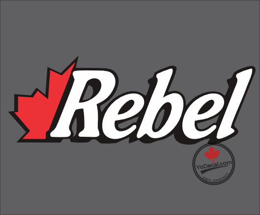 'Murphy Rebel Maple Leaf Logo' Premium Vinyl Decal Sticker