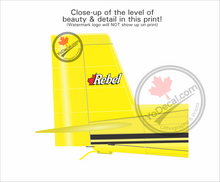 Murphy Rebel on Floats PERSONALIZED Aircraft Side Profile Art Print / Lithograph