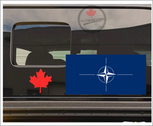'NATO (North Atlantic Treaty Organization) Flag' Premium Vinyl Decal Sticker
