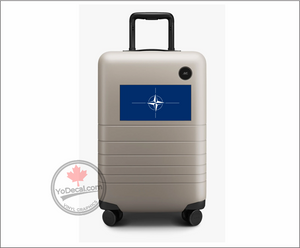 'NATO (North Atlantic Treaty Organization) Flag' Premium Vinyl Decal Sticker