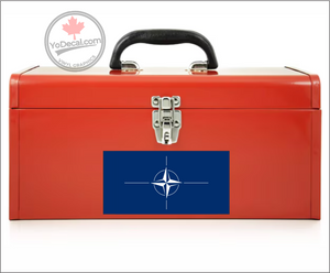 'NATO (North Atlantic Treaty Organization) Flag' Premium Vinyl Decal Sticker