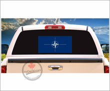 'NATO (North Atlantic Treaty Organization) Flag' Premium Vinyl Decal Sticker