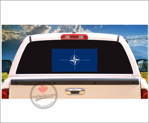 'NATO (North Atlantic Treaty Organization) Flag' Premium Vinyl Decal Sticker