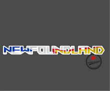 NEWFOUNDLAND Newfoundland Flag - Full Colour' Premium Vinyl Decal